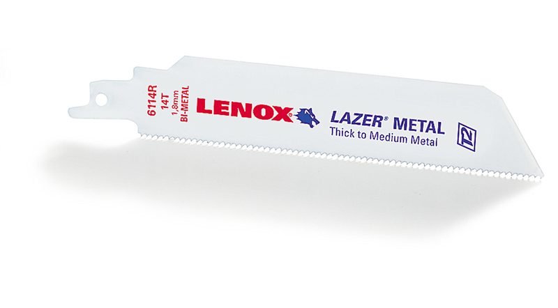 Lenox 9110R Lazer® Bi-Metal Reciprocating Saw Blade Pack of 5